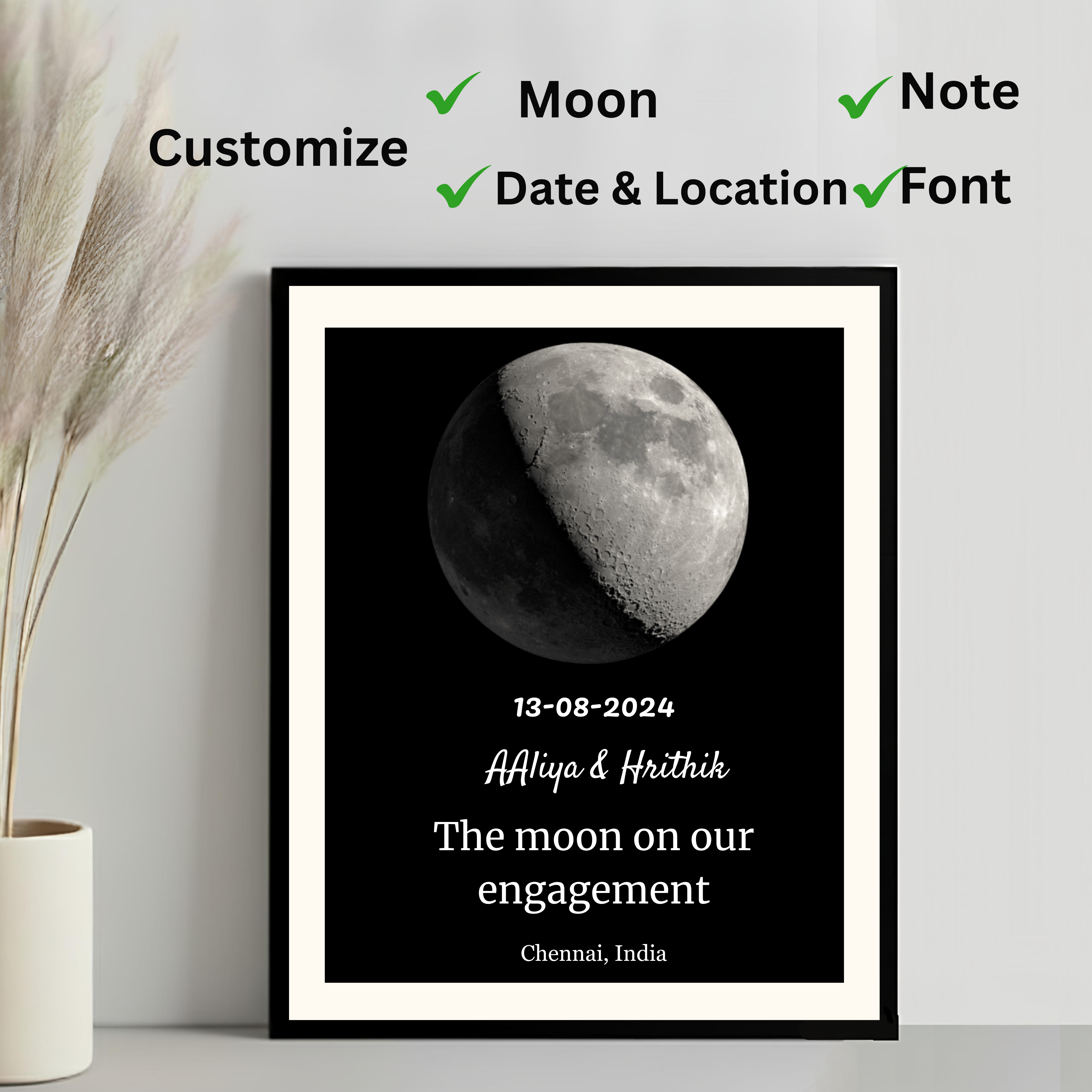 Personalize Moon style 1 b
